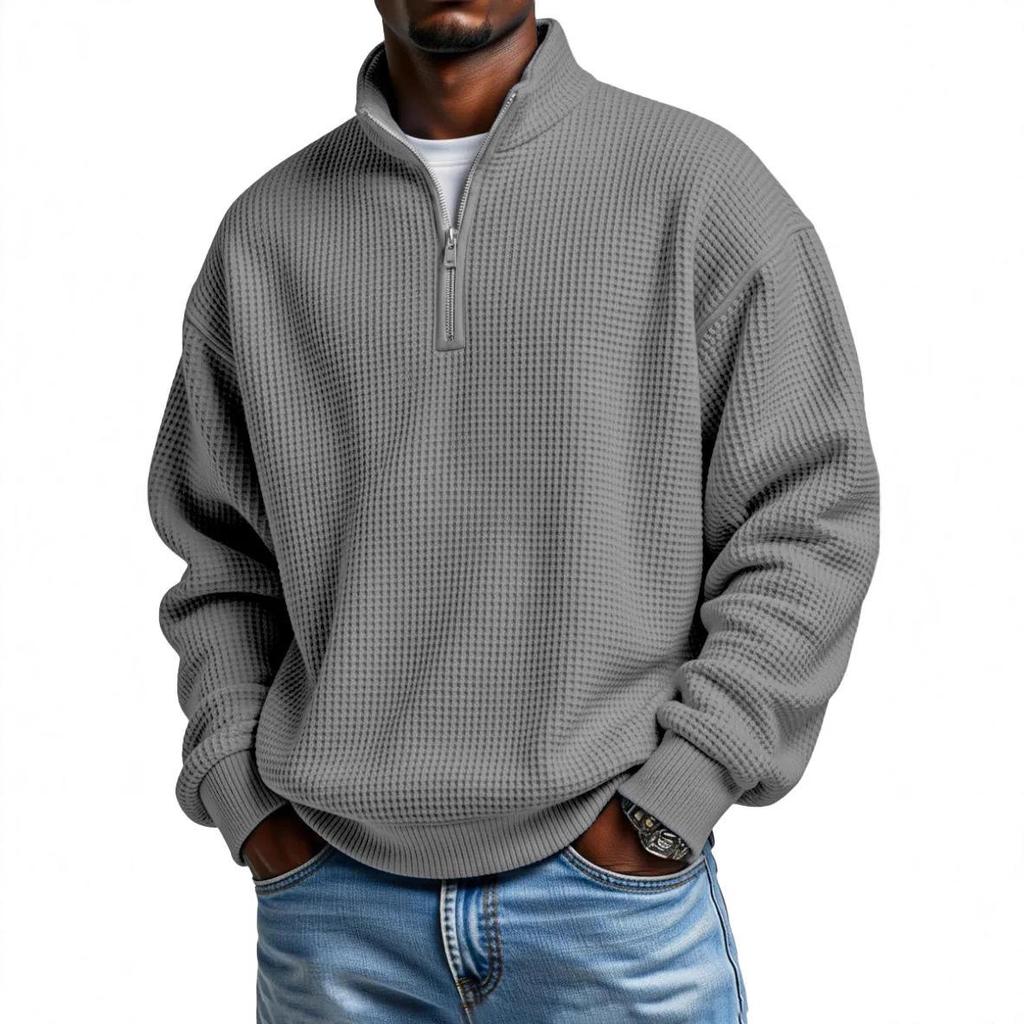 Men's Casual Zipper Pullover Hoodie - 2025 Autumn/Winter Collection