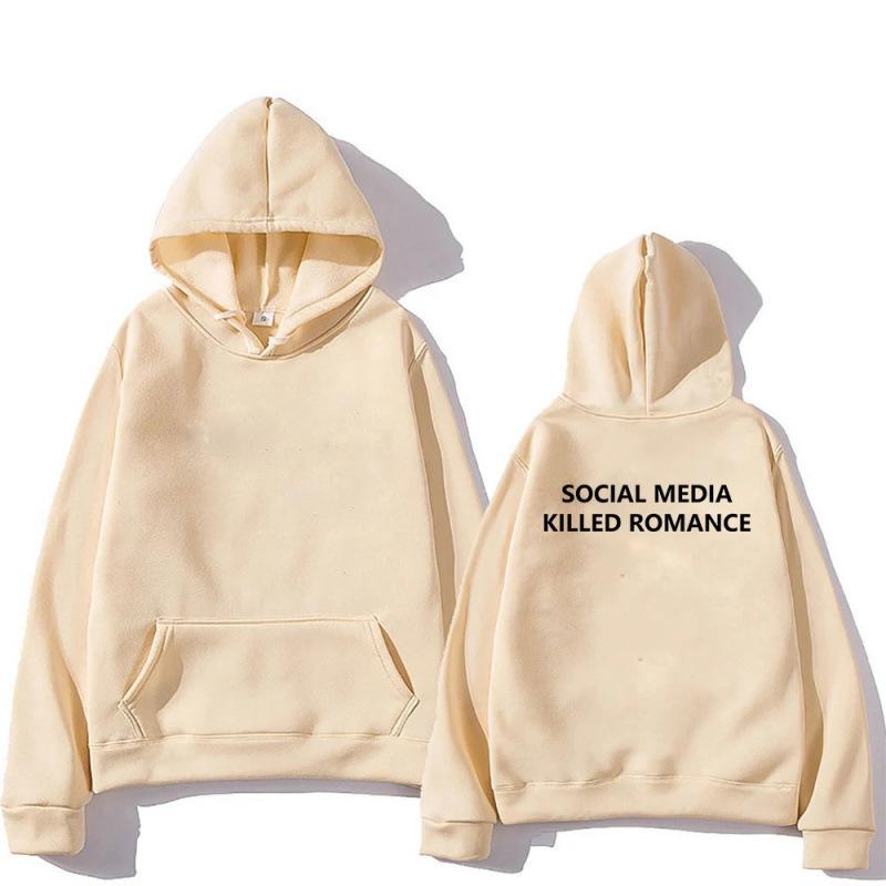 Letter Print Graphic Printing Sweatshirts for Fans Casual Long Sleeve Men/Women Clothing
