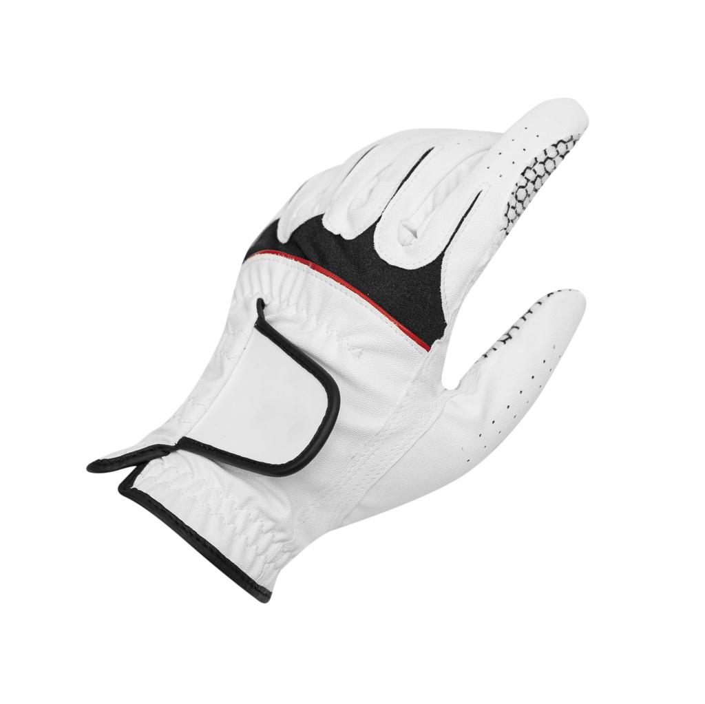 Premium Genuine Sheepskin Leather Golf Gloves with Waterproof UV Protection and Embroidery