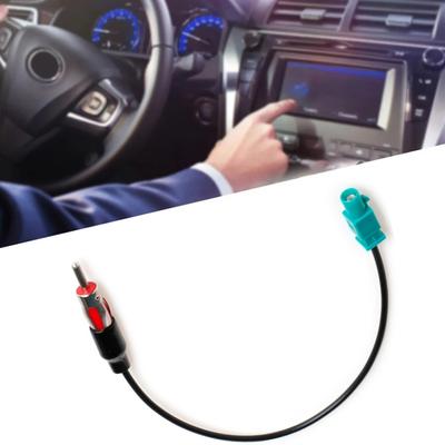 FM Aerial Antenna Adapter Male Audio Cable Adaptor Auto Accessories Car Stereo Aerial