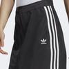Adidas Originals Trefoil Striped Logo Embroidered Midi Skirt Women Bottoms Black HM2156