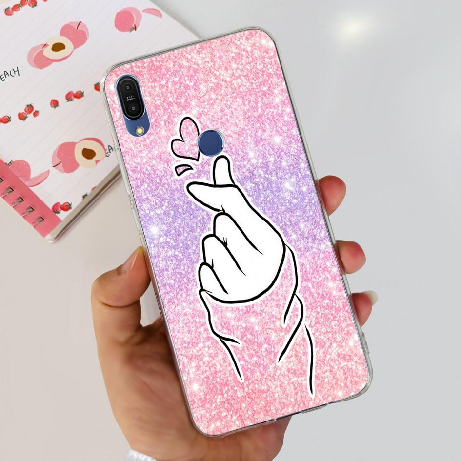 5.99" Case For Asus Zenfone Max Pro (M1) ZB601KL ZB602K Cover X00TDB Fashion Pattern Clear Soft Silicone Fundas Phone Back Cover