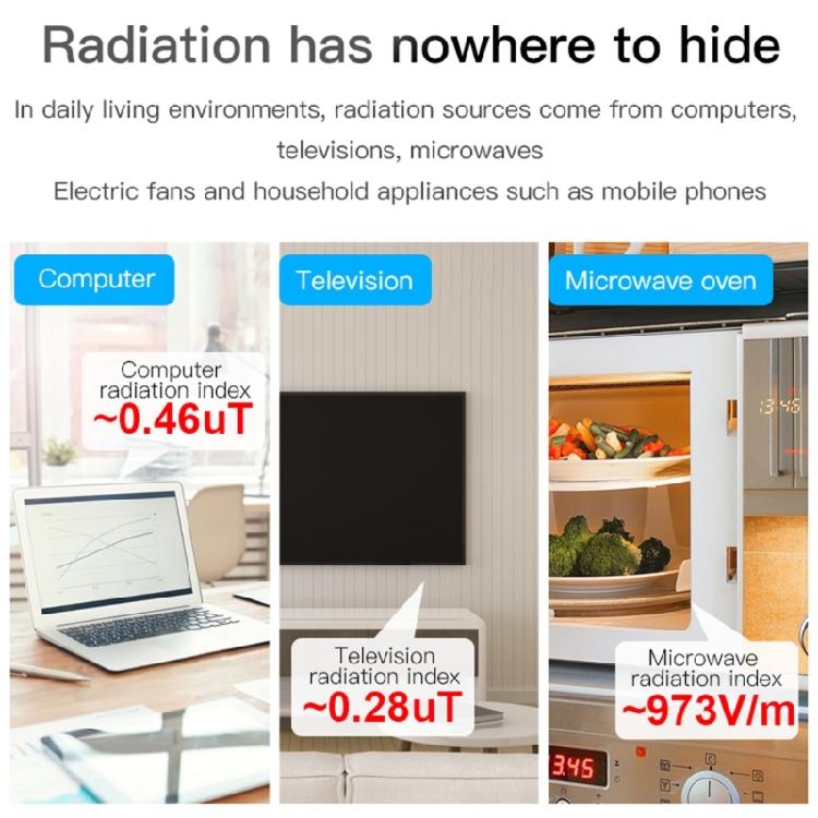 Electromagnetic Field Meter Comprehensive Detect Electromagnetic Radiation Meter