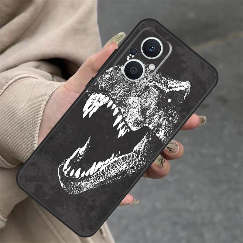 Cute Dino Dinosaur Case For OPPO Reno 14 12 11 10 13 Pro 14F 13F 12F 11F 8 7 Lite OPPO Find X9 X8 X6 Pro Cover