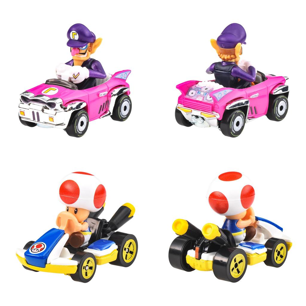 Hot Wheels Mario Kart Assorted Miniature Cars cars per Ages (8 box) - 3+ - Multi-color GBG25-988A