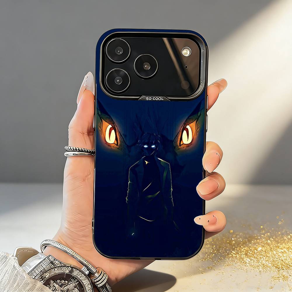 T-The B-Beginning After End Anime Phone Case For iPhone17,16,15,14,13,12,11,Pro,MAX Gray Matte Silicone Black Cover