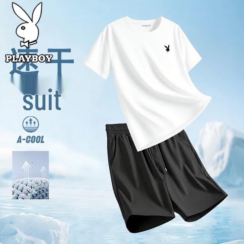 PLAYBOY Men s Summer Ice-Cool Sportswear Set XL