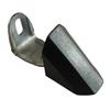 Komandorek Furniture Angle, Metal Bracket + Slant Cover, BLACK 50 PCS