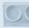 Double Bowls Dog Pet Cat Stainless Steel Feeding Station Water Bowls Feeder Solution for Dogs Cat Articles | Dog Food