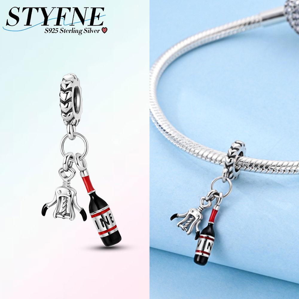 

Original Charms Copper Wine Bottle Opener Pendants Fit Charms Plata Bracelets For Women Jewelry Making Diy Fine Gifts