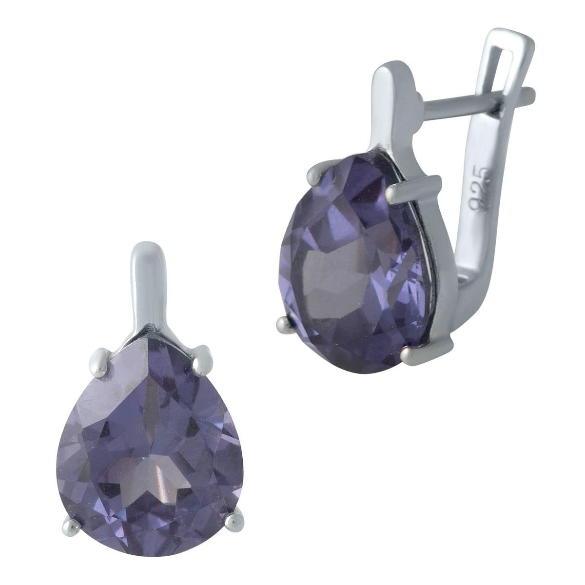 

Срібні сережки з сапфіром і олександритом 8.63ct (1983904)