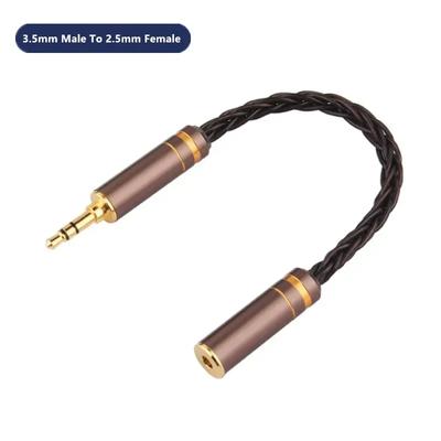 4.4mm 3.5mm 2.5mm Male Female Headphone Converter AUX Cable Wire Connector High End Extension Audio Jack Hifi Earphone Adapter