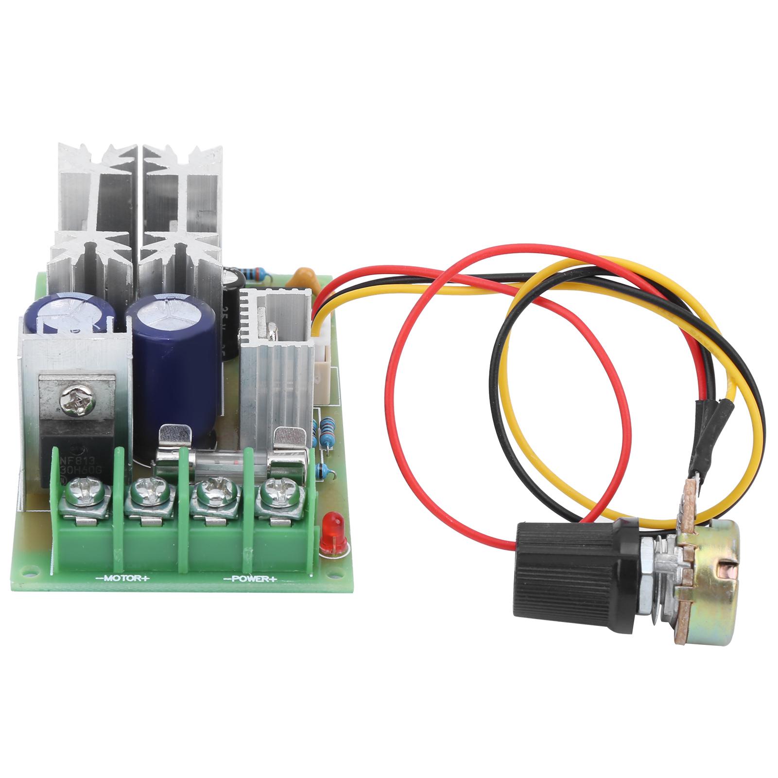 

Модуль регулювання швидкості двигуна DC12V24V36V48V Високопотужна плата керування ШІМ 20A DC1060V