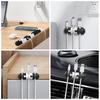 MITUKE Cable Holders, Cable Clips, Wire Holders, Wire Organizer, Convenient Tool, Adjustable Cable Smoothly, Organizes Cords Around Your Desk, Sticks