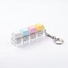 4-Button Keycaps Keyboard Fidget Keychain Stress Relief Fidget Clicker Toy Decompression Toy Bag Pendant