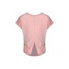 Nike As W Nk Tailwind Top Ss Cool Lt Solid Logo Print Breathable Round Neck Short Sleeve T-Shirt Women tops Pink AJ6485-646