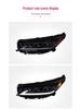 LED Headlight Assembly with Sequential Turn Signal for 2018-2021 Toyota Highlander