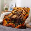 1Pc Cartoon Print Flannel Blanket, High Quality Comfortable for All Seasons, Home Decor, Warmth and Comfort, Perfect for Christmas Birthday Gift