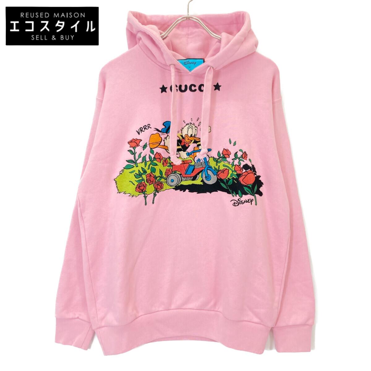 

GUCCI [xDisney] 615061 Pink Donald Duck Embroidered Parka tops XS pinkUsed