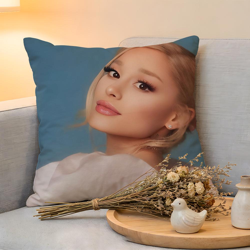 Cushion Cover Linen SkinFriendly Soft Decorative Case for Sofa Home Decor Singer AAriana Grande Pillow cover