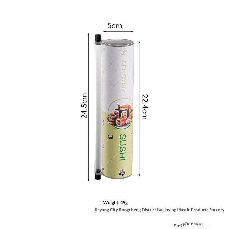 Stampo Sushi per Alimenti a Cono Secchiello di Carta Push-Up Confezione Scatola di Carta Scatola Push Sushi Rotonda Con Cannuccia per Salsa Accessori Bento