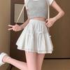 Women's Summer New Style with Bows and Puffy Skirts, High Waist, Anti-exposure A-line Cake Skirt