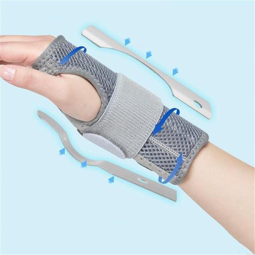 Splints Wrist Support Wraps Carpal Tunnel Hand Wrist Brace Protector Compression Adjustable Wristband Strap for Fitness Gym Pain