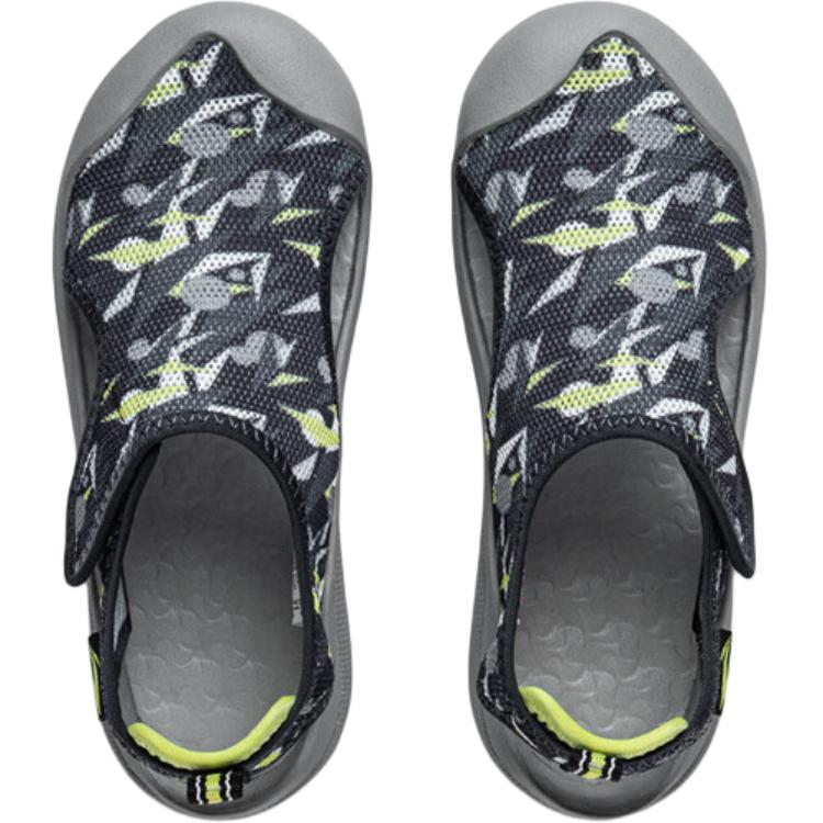 Li Ning Kids Comfortable Soft Non-Slip Wear-Resistant Low-Top Sandals Kids sandals Navy-Blue YKKV008-5