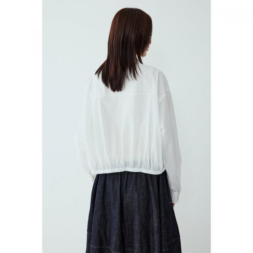 STUDIO TOMBOY Back Banding Stripe Long Sleeve Shirt 9105321087ar 