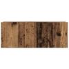 6 Piece Wall Mounted TV Cabinet Set Rustic Wood Look Engineered Wood