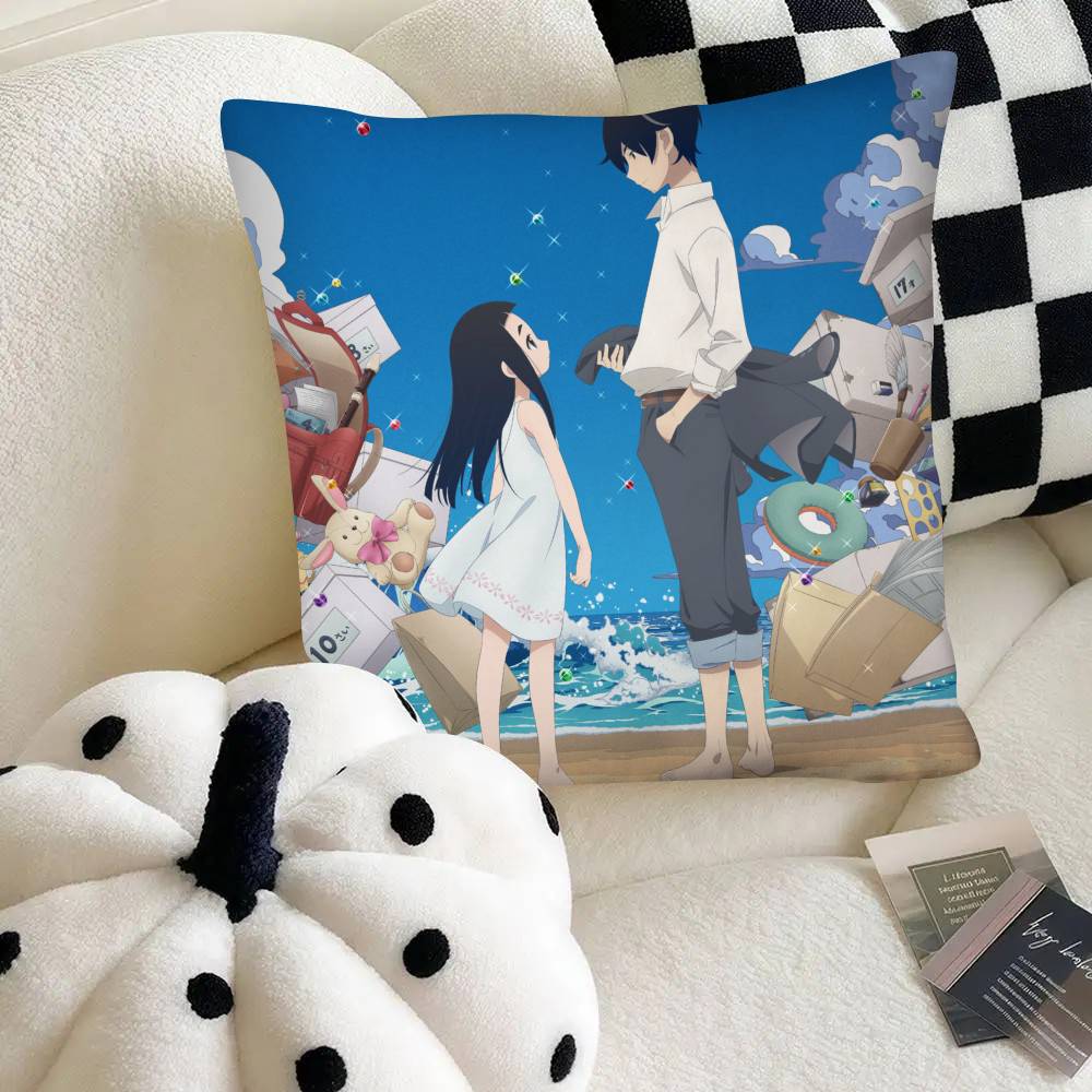 Slice Anime Kakushigoto Pillow Case Fashion Square Pillowcase Bedroom Sofa Room Ins Decoration Leisure