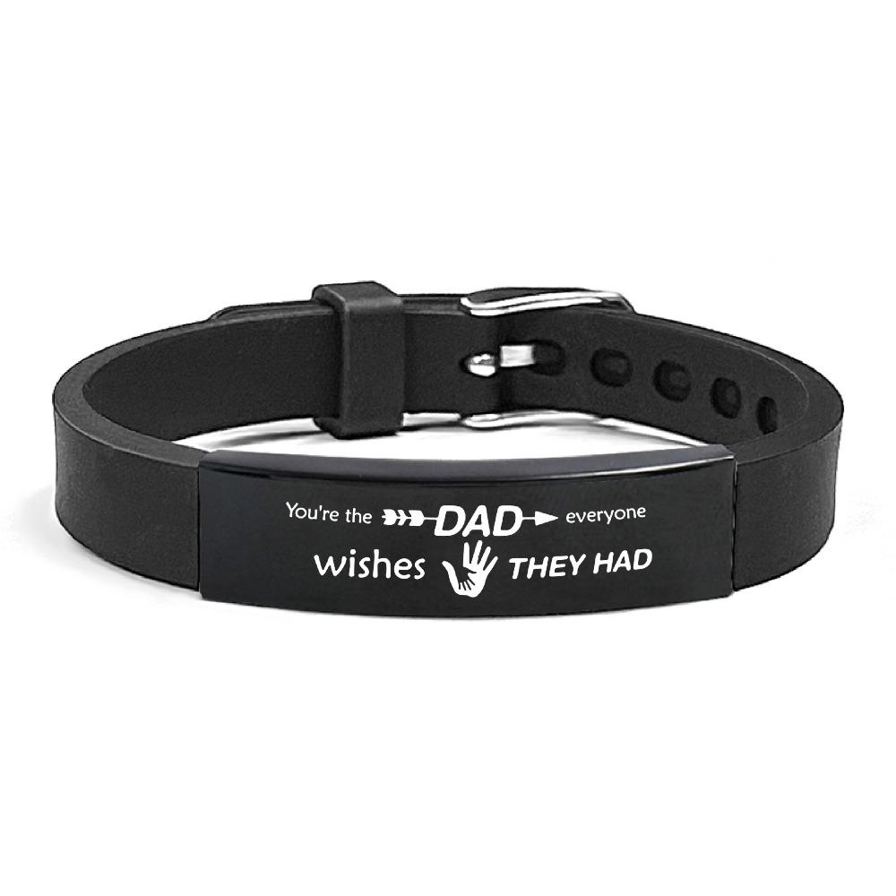 Stainless Steel Family Bracelets Father's Day Gifts Bracelet for Father Father Gifts