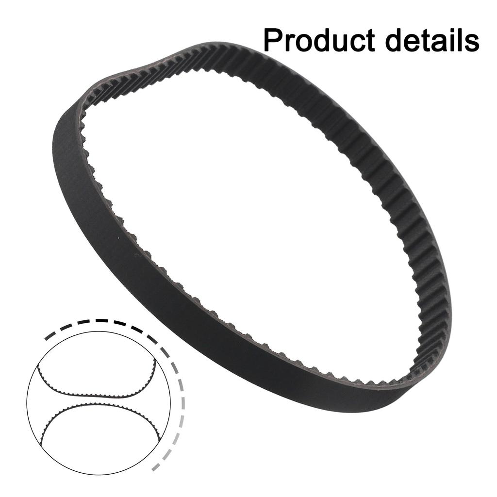 Reliable 150XL037 Timing Belt Black Rubber Gear Drive Belt with 75 Teeth for Anti Aging and Excellent Durability