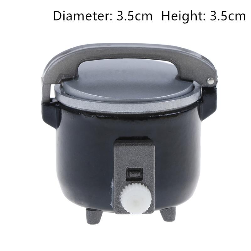 1/12 Dollhouse Kitchen Dinnerware Model Food Toys Pan Pot Shovel Pressure Cooker Playing House Miniature Cookware Accessories