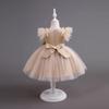 Girls' Tulle Princess Party Dress for Piano Performance