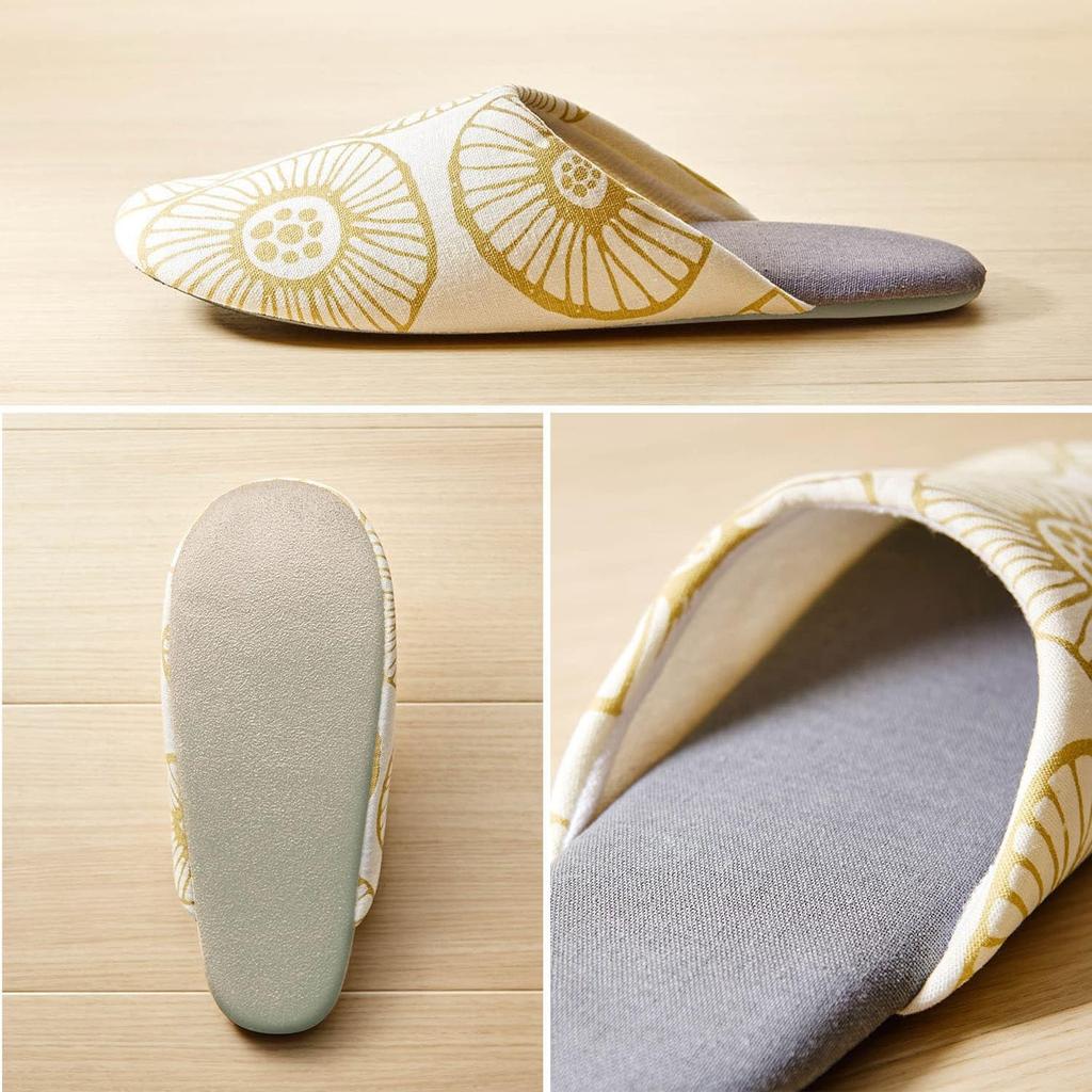 Belle Maison Washable Slippers Set of Scandinavian for Guests 4, Design, Warm,