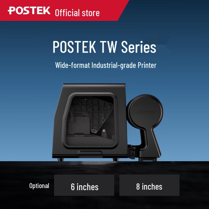 POSTEK TW6 Wide-Format Industrial Label Printer CN plug (adapter included)