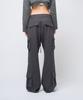 320SHOWROOM 4Cargo Pocket Pintuck Keyring Straight Pants Charcoal