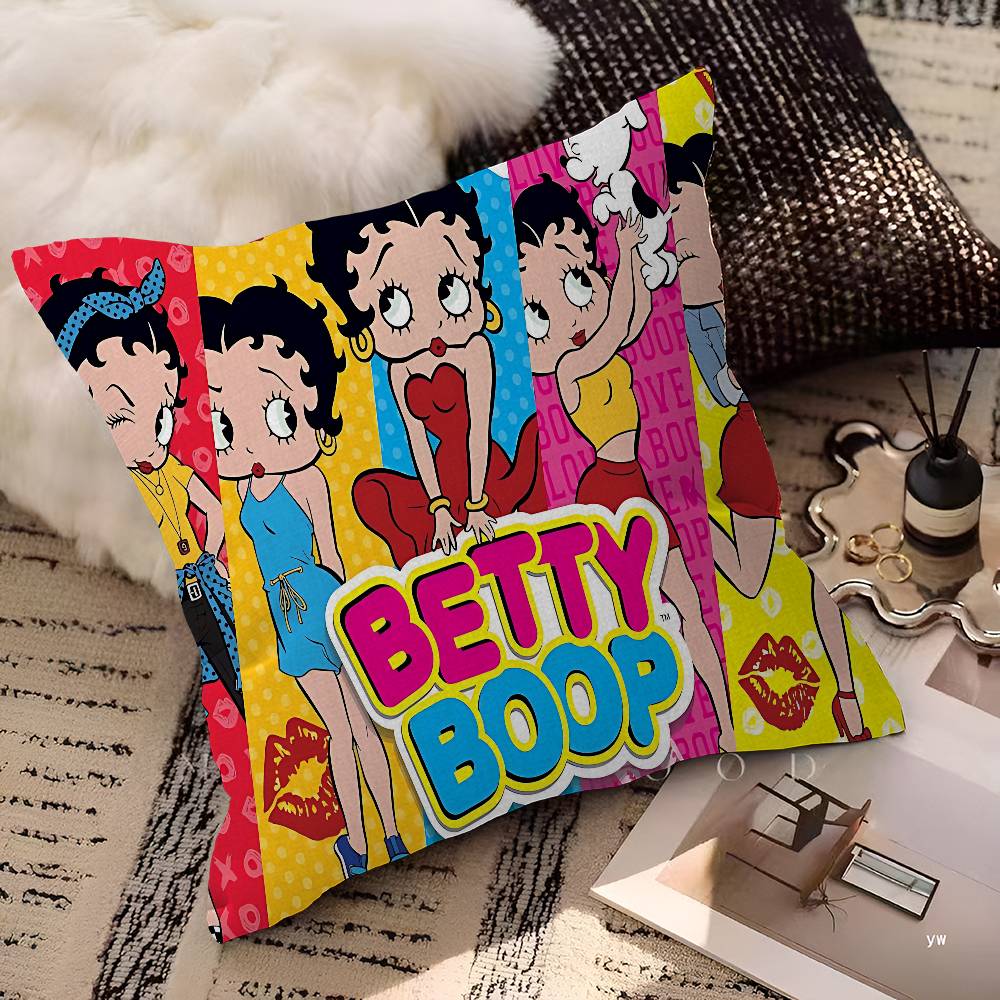 Милая Наволочка B-BettyS Boop Дюймы Фермерский Декор Домашние Декоративные Подушки Для Дивана 30x30cm