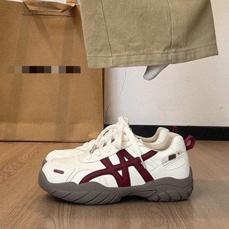 Retro Thick-soled Heightening German Training Shoes Spring New Casual Sports Shoes Soft-soled Dad Shoes