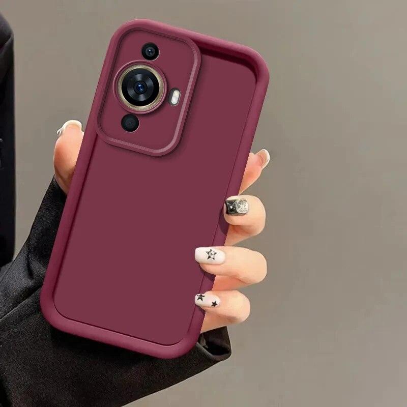Camera Protect silikonové pouzdro pro Huawei Nova 11 12 Pro 10 9 SE 8 7 Y91 Y90 Y70 Plus Y71 Y61 P60 P50 P30 Honor 100 90 80 70 Zadní kryt z měkkého TPU