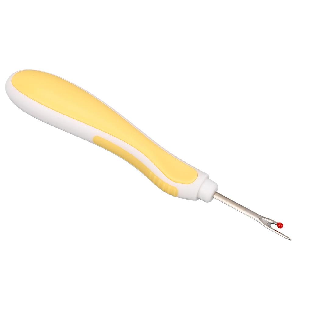 Seam Ripper Ergonomic Silicone Handle Labor Saving Sewing Stitch Remover Thread Unpicker Yellow