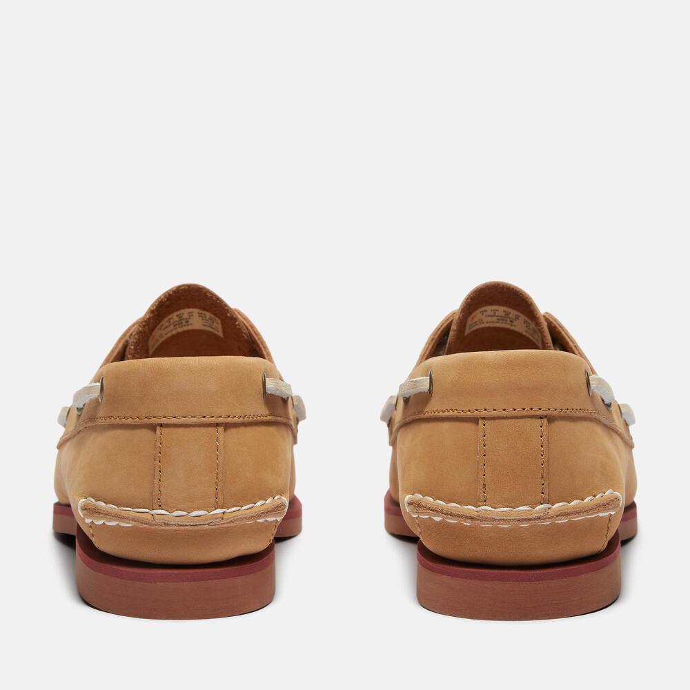 Timberland Classic Comfortable Sailing Shoes Women Shoes Light-Brown TB0A2Q9XEN31