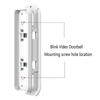 ABS Smart Video Doorbell Bracket Doorbell Accessories Left Right 45 Degree Rotating Corner Bracket Door Hardware