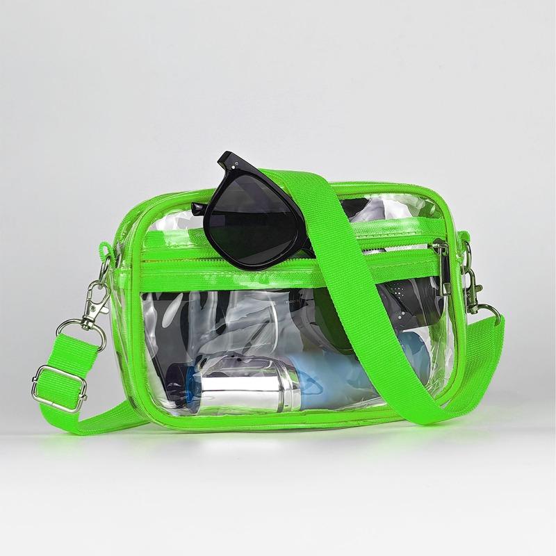 Hot-selling PVC waterproof travel messenger bag, travel portable see-through storage bag, beach mobile phone bag