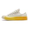 Converse 1970s Chuck Taylor All Star Gradient Low Top Canvas Shoes Women Sneakers Off-White Yellow A00534C