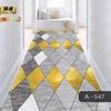 Tappeto Geometrico Nordico per Corridoio Lungo Tappetino Antiscivolo per Scale Passatoia per Hall d'Albergo Tappetini Lavabili per Decorazione Stanza