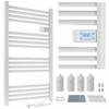 Radiateur de salle de bain électrique échelle programmateur thermostat blanc 500W