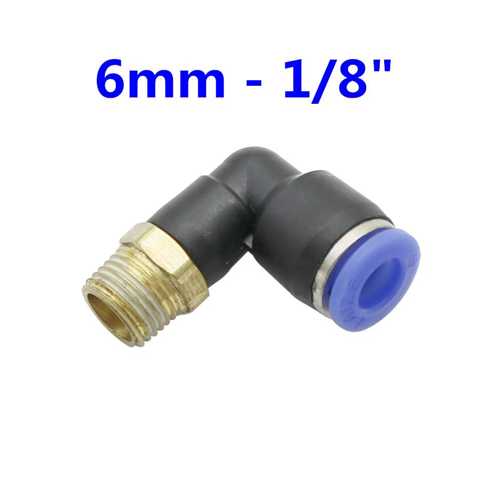 1/8" 1/4" 3/8" 1/2" External Thread Elbow Quick Connector 10mm 8mm 6mm Pipe Connection Interface Garden Irrigation Connectors