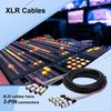Uxcell 1pc 4-Channel XLR Snake Cable, 4 Colors, XLR Male-Female Microphone Cable, 4-Way Microphone Patch Cord, Balanced Connection, for Stage,